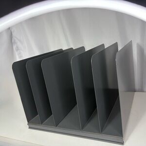 Steel Desktop MCM Gray File Organizer Envelope Sorter
